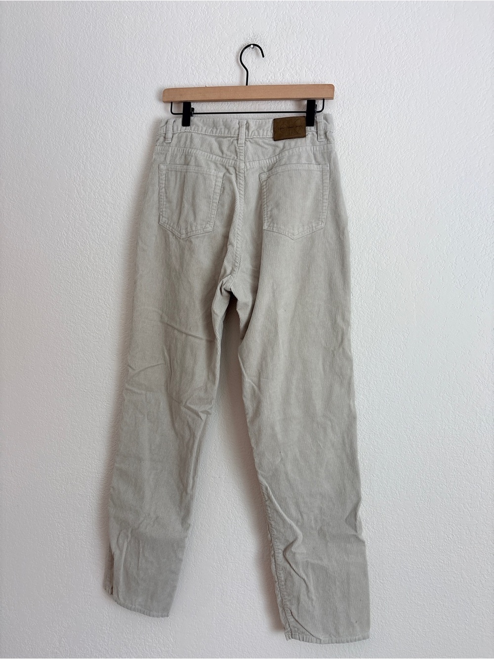 Vintage Calvin Klein Cream Corduroy Pants - Picture 4 of 7